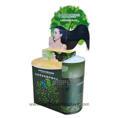Promotion Custom 4C Printing Pallet Display Racks For Shampoo