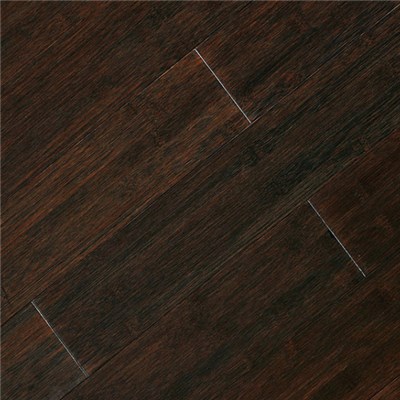 Dasso Solid Bamboo Flooring , Horizontal Carbonized , Black color stainedBHC3-BL