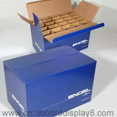 Custom POP Display Cubes with Inserts, Corrugated Cardboard Cube with Offset Printing