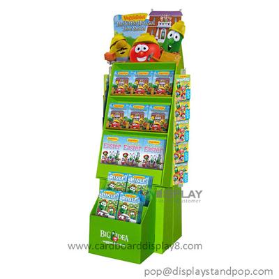 2015 New Products Cartoon cardboard Book Display Shelf