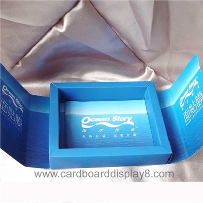 Custom Printed Cosmetic Box With Silver Stamping Logo In Shenzhen