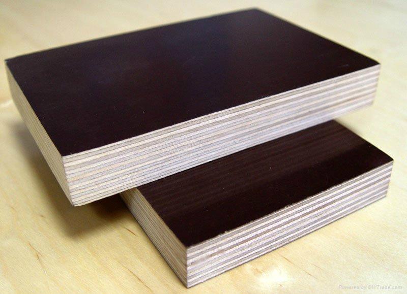 one time hot press brown with logo Film Faced Plywood /cheaper Film Faced Plywood / plywood for building construction