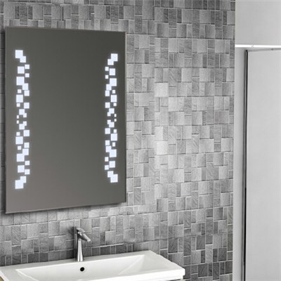 Aluminium Bathroom LED Light Mirror (GS057)