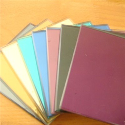 Colored Float Glass Pieces Bronze