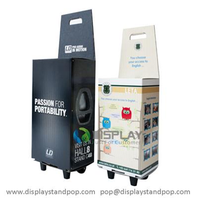 Factory Professional Customized Cardboard Trolley Box For Exhibition