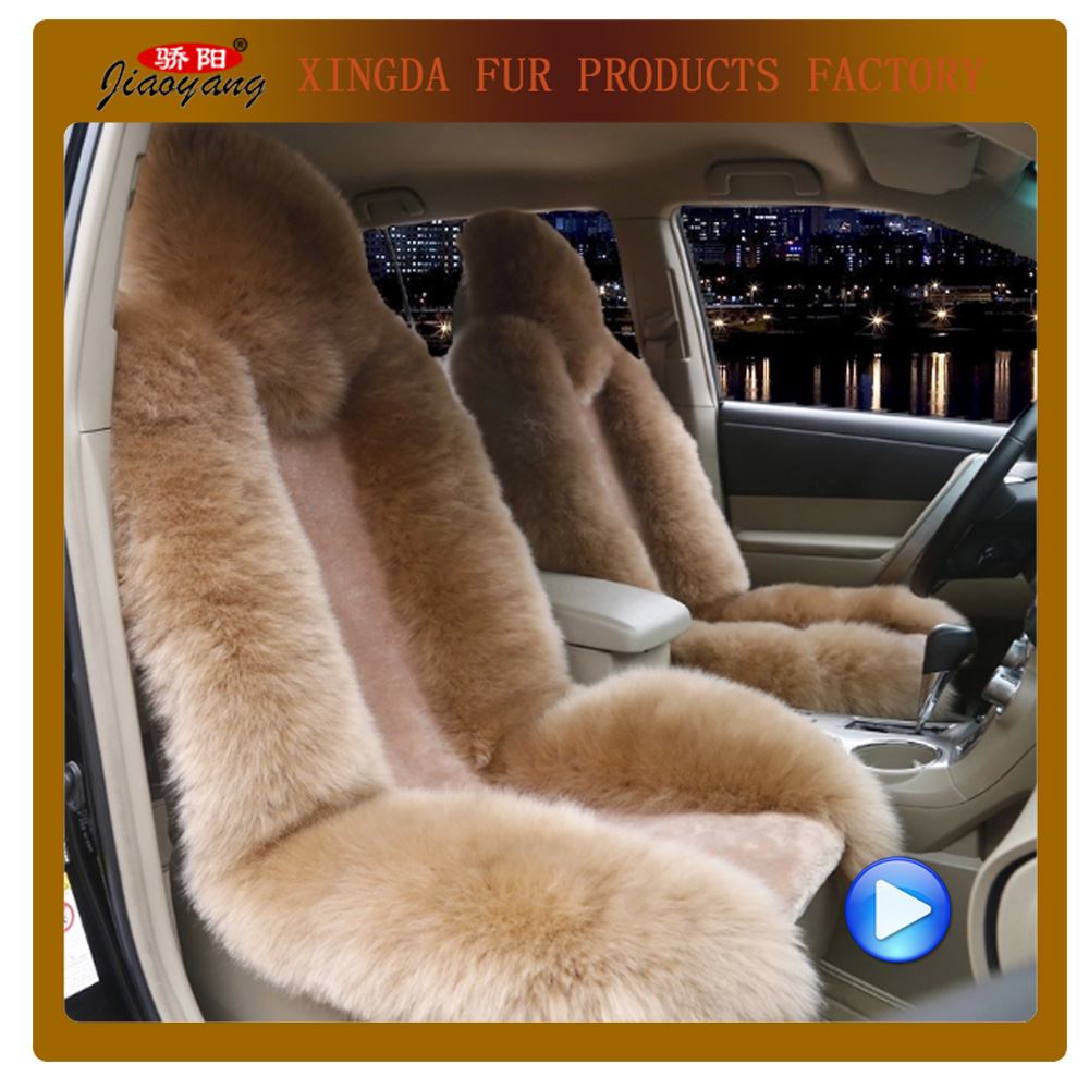 Wholesale! Unversal all seasons car seat cover with high-low wool