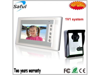 Saful ТС-YP803 7-дюймовый TFT LCD проводной видео-телефон двери