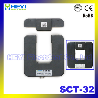 Split core current transformer clamp on 