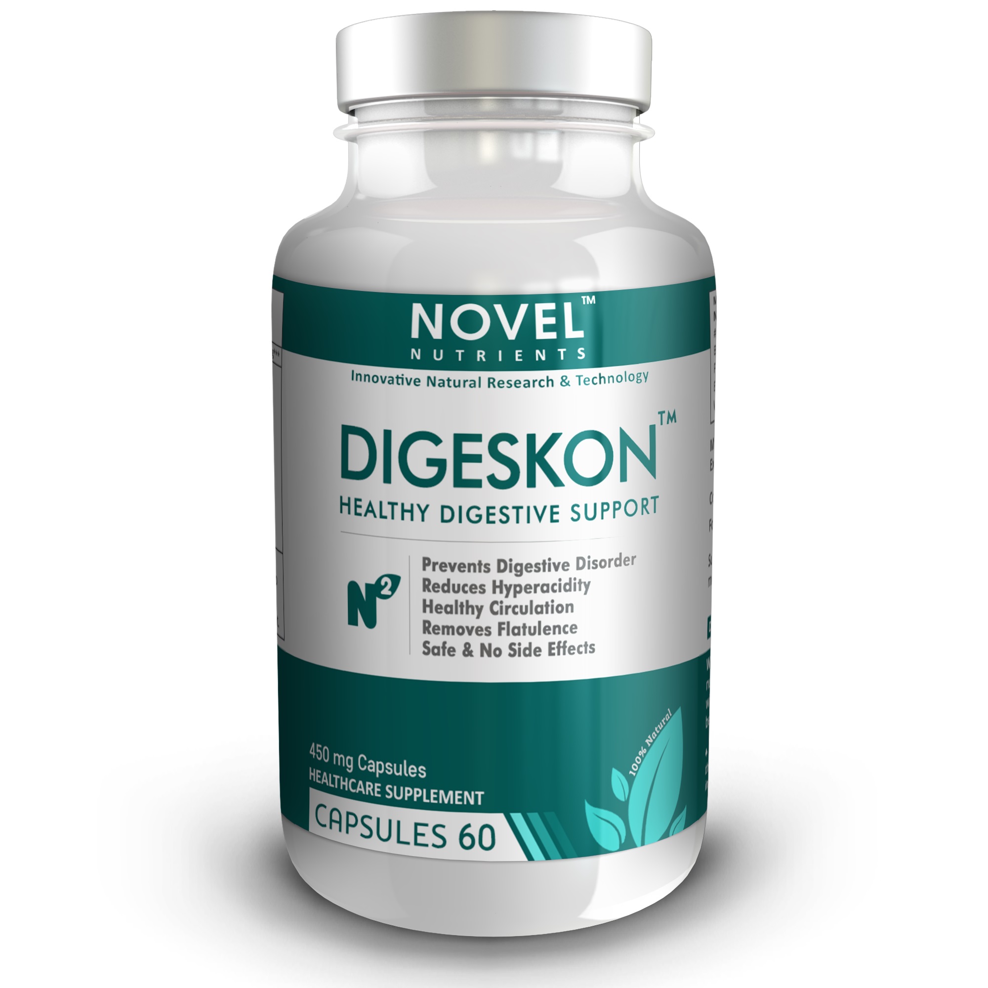 Digeskon - ТМ 450 мг капсулы здоровой пищеварительной поддержки