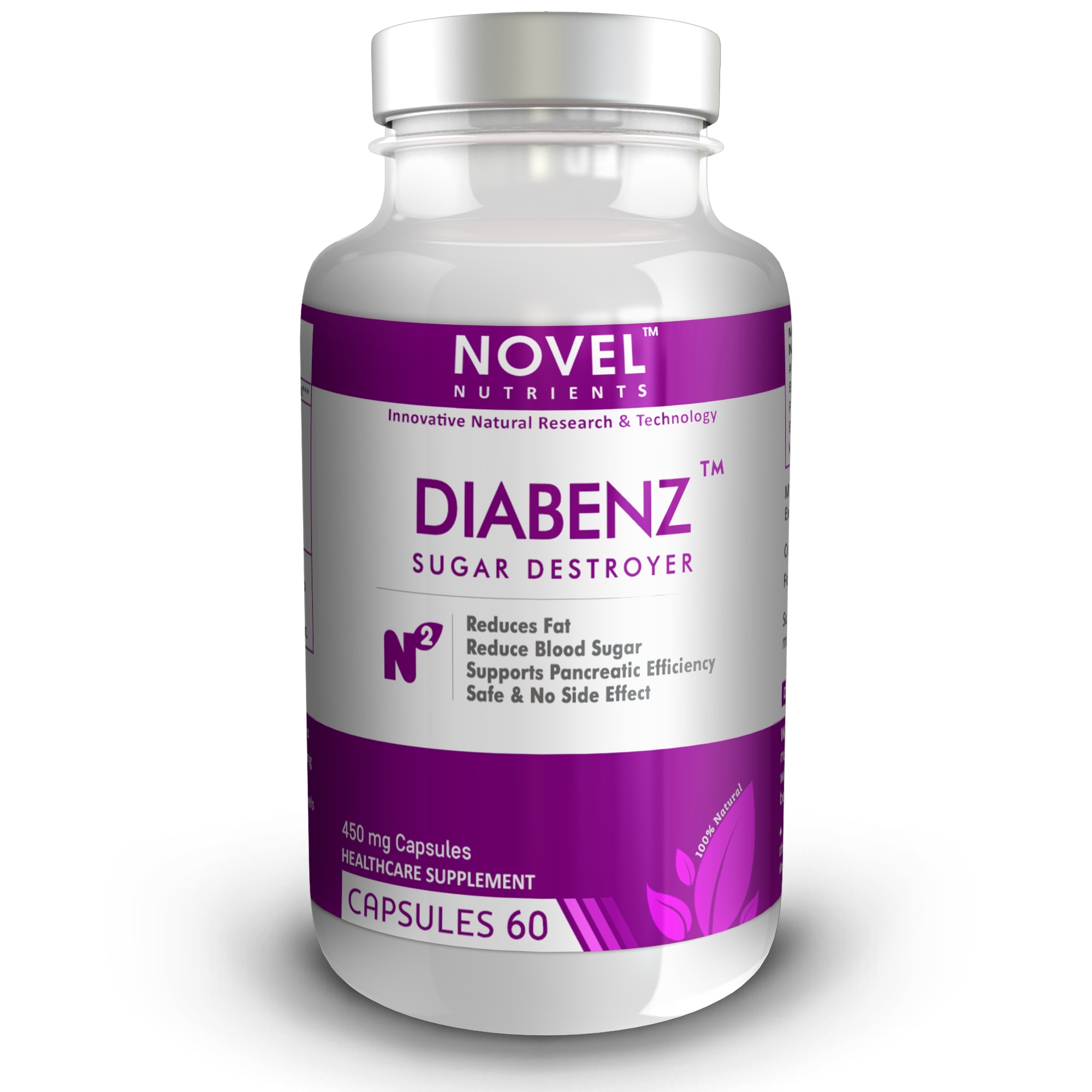 Diabenz - TM 450 mg 60 Capsules - Diabetic Support