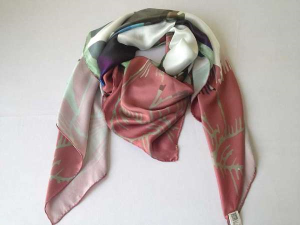 шелковый шарф для волос шелковый шарф