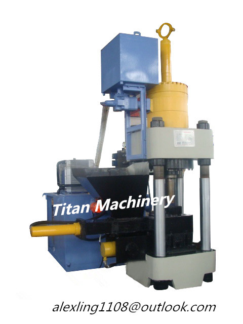 (Titan)Y83-2500 hydraulic metal scrap briquetting press machine