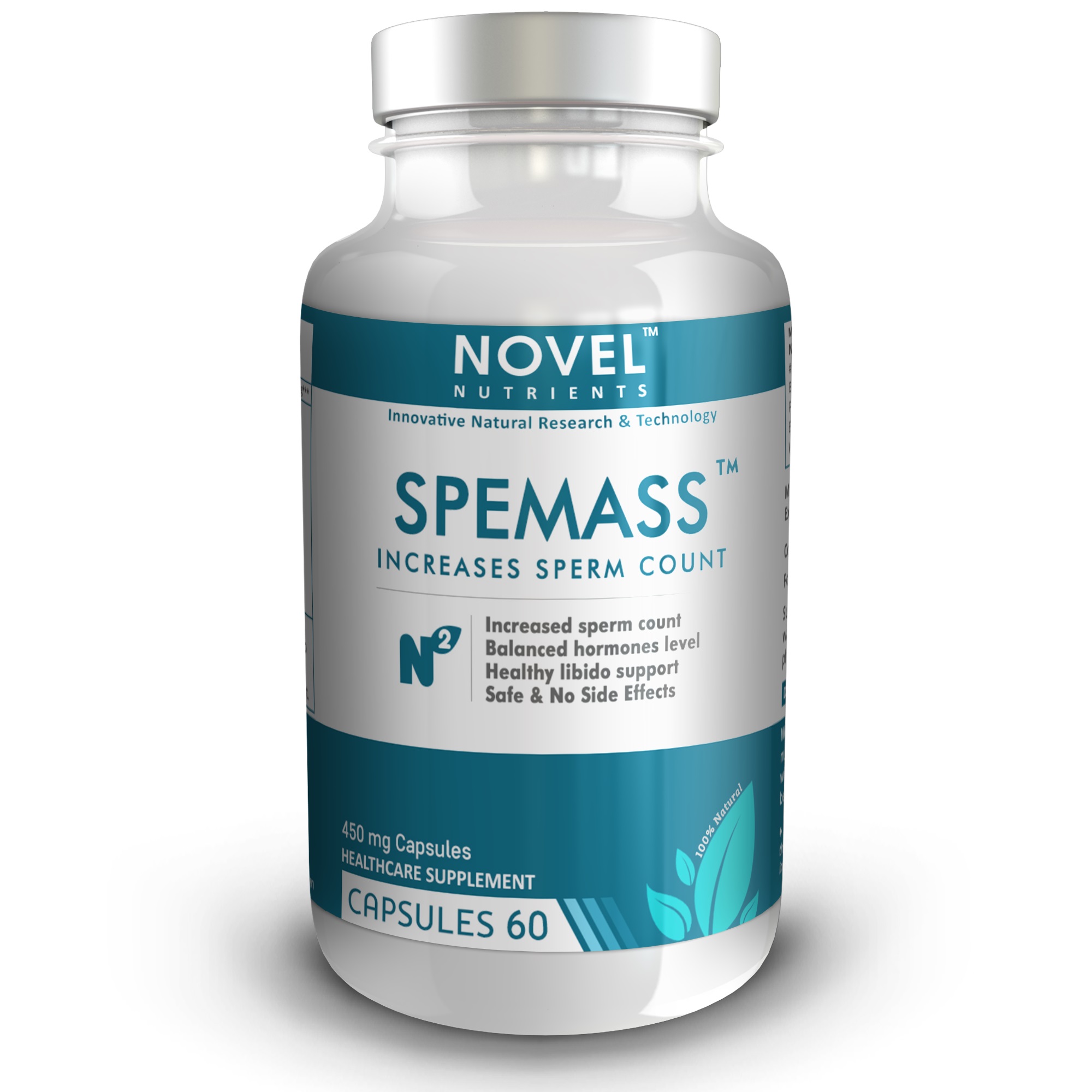 Spemass - 450 mg 60 Capsules Increases Sperm Count