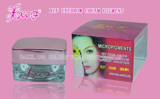 XCF eyebrow cream pigments/tattooing pigments/good quality products/PUM machine