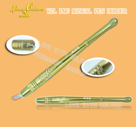 YZL PMU manual pen/handpiece/ curved needle/dazzling colors’