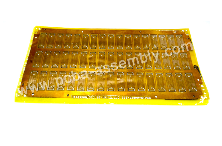 double sided pcb board Single And Double Sided Polyimide 0.1mm Flexible PCB
