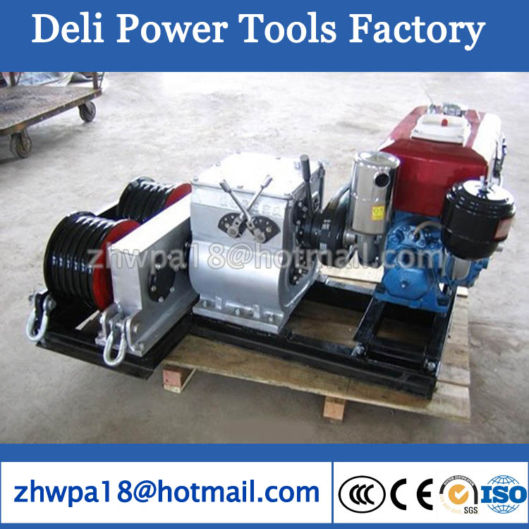 Cable Pulling Winches Cable Puller Winches Diesel engine power