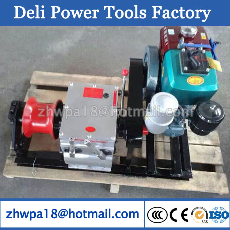 Heavy Duty Cable Pulling Winch Machine Cable Laying Equipment 