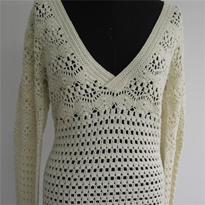 Fashion Lady Crochet Vest Sweater