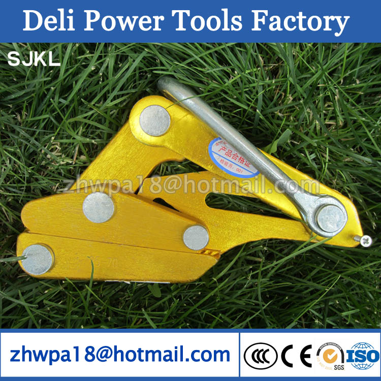 Grip safety clamp Clamping tool for copper and steel wire