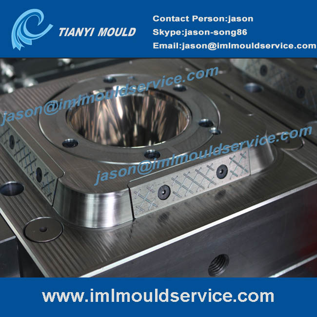 two cavites thin-walled plastic injection food box mould 