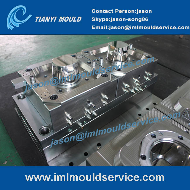 two cavities thin-walls plastic cup injection moulds