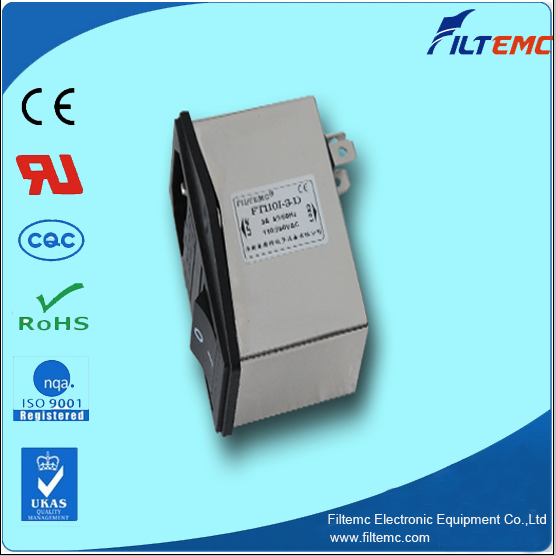 sell IEC socket filter with fuse and switch control/EMI filter