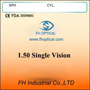1.50 Single Vision Lens for eyeglasses (SPH)