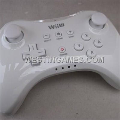 Вии ю про контроллер W/ USB кабель для зарядки для Nintendo для Wii U - Белый