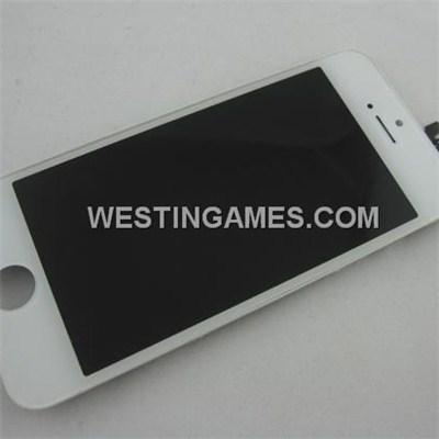 LCD Screen Display With Touch Screen Digitizer Assembly Parts For iPhone 5 - White (Original A)