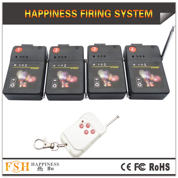 CE passed , 4 channels remote firing system,with antenna