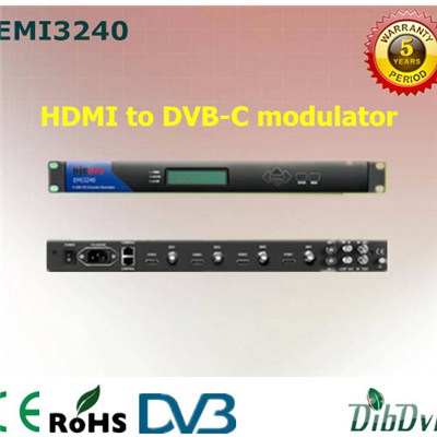 4 канала HDMI на QAM модулятор