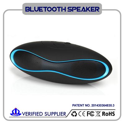 Mini Portable Bluetooth Speaker With Rugby Design/FM Radio/TF Card