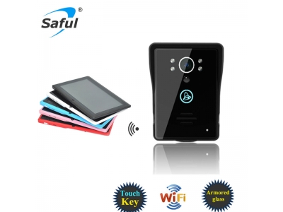 saful TS-экран IWP708 WiFi видео двери телефон + планшет