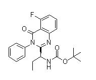 Трет-бутиловый ((5-фтор-4-оксо-3-фенил-3,4-dihydroquinazolin-2-Ил)метил)карбамат 