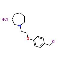 1-(2-(4-(chloromethyl)phenoxy)ethyl)azepane Hcl 