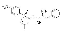 4-Amino-N-((2R,3S)-3-amino-2-hydroxy-4-phenylbutyl)-N-isobutylbenzenesulfonamide 