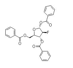 1,3,5-Три-о-бензоил-2-дезокси-2-фтор-а-д-arabinofuranose 97614-43-2