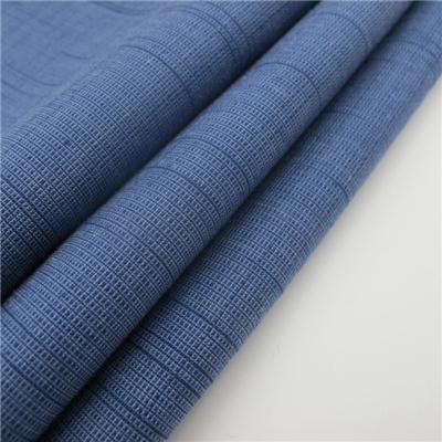 Wholesale Yarn Dyed Slub Fabric Navy Blue