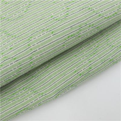 100% Cotton Jacquard Fabric Green
