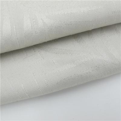 Pure White Jacquard Fabric