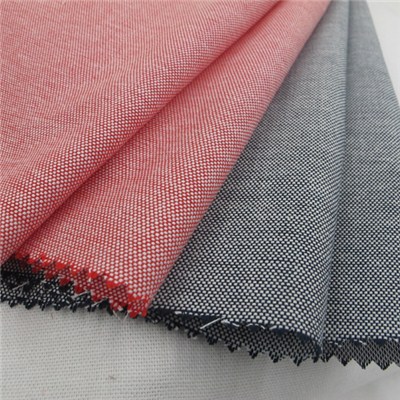 100% Cotton Double Warp And Weft Oxford Chambray Fabric