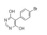 5-(4-bromophenyl)-pyrimidine-4,6-diol 