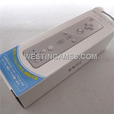 2IN1 Remote Controller With Built-in Motion Plus For Nintendo Wii / WII U - White