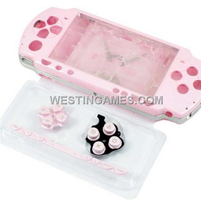 Full Housing Shell Case Replacement Pink For PSP 2000/Slim