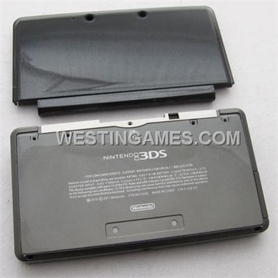Replacement Full Housing Shell Case With Buttons And Screws For Nintendo 3DS - Cosmo Black