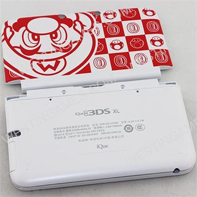 Original Housing Shell Case Replacement Part For 3DS LL/XL - Mario Limited Edition White-Red
