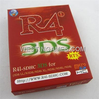 R4I-SDHC RTS Flash Card Red For NDSL/DSi/DSi Xl/ 3DS (Small Packing)
