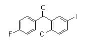 (2-chloro-5-iodophenyl)(4-fluorophenyl)methanone 