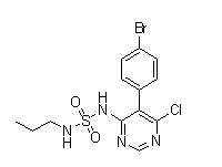 Н-5-(4-Bromophenyl)-6-хлоро-4-pyrimidinyl-Н-propylsulfamide 